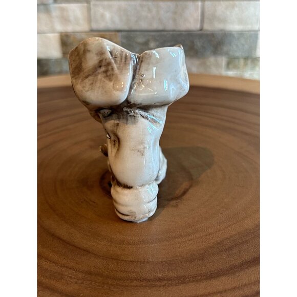 Vintage Nuova Capodimonte Ceramic Boot With Floral Accents - Picture 3 of 10